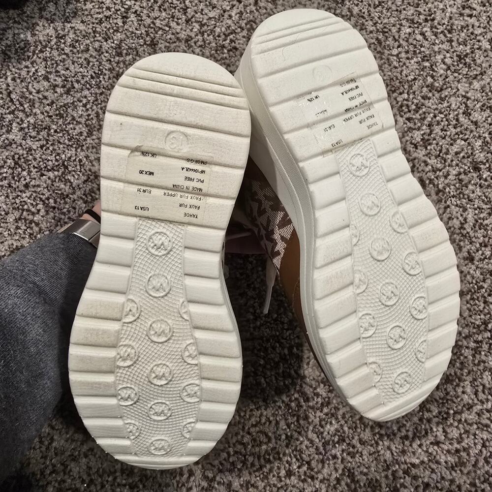 Little Girl Michael Michael Kors Tahoe Wedge Booties | Size 13 - Picture 6 of 8